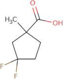 3,3-Difluoro-1-methylcyclopentane-1-carboxylic acid
