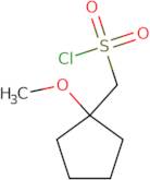 (1-Methoxycyclopentyl)methanesulfonyl chloride
