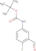 (4-Fluoro-3-formyl-phenyl)-carbamic acid tert-butyl ester