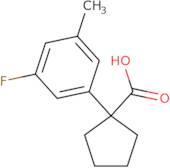 1-(3-Fluoro-5-methylphenyl)cyclopentane-1-carboxylic acid