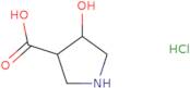 4-Hydroxypyrrolidine-3-carboxylic acid hydrochloride