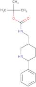 tert-Butyl ((6-phenylpiperidin-3-yl)methyl)carbamate