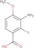 3-Amino-2-fluoro-4-methoxybenzoic acid