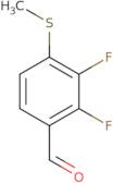 2,3-Difluoro-4-(methylsulfanyl)benzaldehyde