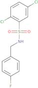 ((2,5-dichlorophenyl)sulfonyl)((4-fluorophenyl)methyl)amine