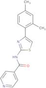 N-[4-(2,4-Dimethylphenyl)-2-thiazolyl]-4-pyridinecarboxamide