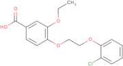 4-[2-(2-Chlorophenoxy)ethoxy]-3-ethoxybenzoic acid