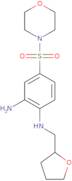 4-(Morpholine-4-sulfonyl)-1-N-(oxolan-2-ylmethyl)benzene-1,2-diamine