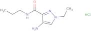 4-Amino-1-ethyl-N-propyl-1H-pyrazole-3-carboxamide hydrochloride