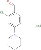 2-Chloro-4-(piperidin-1-yl)benzaldehyde hydrochloride