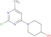 1-(2-Chloro-6-methyl-pyrimidin-4-yl)-piperidin-4-ol