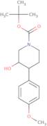 tert-Butyl 3-hydroxy-4-(4-methoxyphenyl)piperidine-1-carboxylate