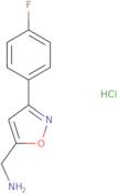 [3-(4-Fluorophenyl)-1,2-oxazol-5-yl]methanamine hydrochloride