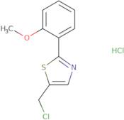 5-(Chloromethyl)-2-(2-methoxyphenyl)-1,3-thiazolehydrochloride