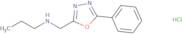 [(5-Phenyl-1,3,4-oxadiazol-2-yl)methyl](propyl)amine hydrochloride