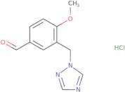 4-Methoxy-3-[1,2,4]triazol-1-ylmethyl-benzaldehyde hydrochloride