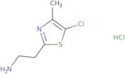 [2-(5-Chloro-4-methyl-1,3-thiazol-2-yl)ethyl]amine hydrochloride