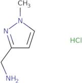 (1-Methylpyrazol-3-yl)methanamine hydrochloride