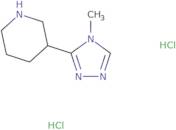 3-(4-Methyl-4H-[1,2,4]triazol-3-yl)-piperidinedihydrochloride