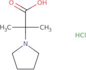 2-Methyl-2-(pyrrolidin-1-yl)propanoic acid hydrochloride