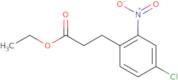 Ethyl 3-(4-chloro-2-nitrophenyl)propanoate