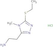 2-(5-Ethylsulfanyl-4-methyl-4H-[1,2,4]triazol-3-yl)-ethylamine hydrochloride