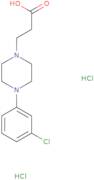 3-[4-(3-Chlorophenyl)piperazin-1-yl]propanoic acid dihydrochloride