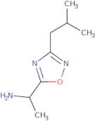 [1-(3-Isobutyl-1,2,4-oxadiazol-5-yl)ethyl]amine hydrochloride