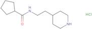 Cyclopentanecarboxylic acid (2-piperidin-4-yl-ethyl)-amide hydrochloride