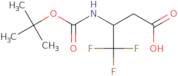 3-{[(tert-butoxy)carbonyl]amino}-4,4,4-trifluorobutanoic acid