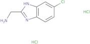 (5-Chloro-1H-benzo[d]imidazol-2-yl)methanamine dihydrochloride