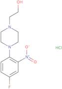 2-[4-(4-Fluoro-2-nitrophenyl)piperazin-1-yl]ethanol hydrochloride