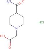 2-(4-Carbamoylpiperidin-1-yl)acetic acid hydrochloride