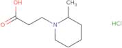 3-(2-Methylpiperidin-1-yl)propanoic acid hydrochloride