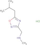 N-[(5-Isobutyl-1,2,4-oxadiazol-3-yl)methyl]-N-methylamine hydrochloride