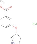 Methyl 3-(pyrrolidin-3-yloxy)benzoate hydrochloride