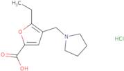 5-Ethyl-4-pyrrolidin-1-ylmethyl-furan-2-carboxylic acid hydrochloride