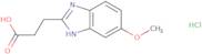 3-(6-Methoxy-1H-benzoimidazol-2-yl)-propionic acid hydrochloride