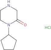 1-Cyclopentyl-piperazin-2-one hydrochloride