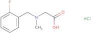 [(2-Fluoro-benzyl)-methyl-amino]-acetic acid hydrochloride