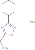 1-(3-cyclohexyl-1,2,4-oxadiazol-5-yl)methanamine hydrochloride