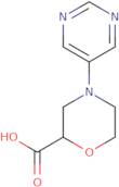 4-(Pyrimidin-5-yl)morpholine-2-carboxylic acid