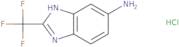 2-Trifluoromethyl-3H-benzoimidazol-5-ylaminehydrochloride