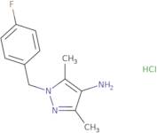 1-(4-Fluoro-benzyl)-3,5-dimethyl-1H-pyrazol-4-ylamine hydrochloride