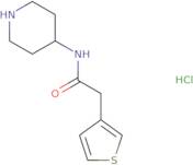 N-(Piperidin-4-yl)-2-(thiophen-3-yl)acetamide hydrochloride