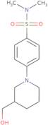 4-(3-(Hydroxymethyl)piperidin-1-yl)-N,N-dimethylbenzenesulfonamide