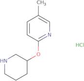 5-Methyl-2-(piperidin-3-yloxy)-pyridine hydrochloride