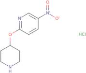 5-Nitro-2-(piperidin-4-yloxy)pyridine hydrochloride