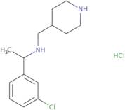 [1-(3-Chloro-phenyl)-ethyl]-piperidin-4-ylmethyl-amine hydrochloride