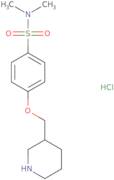 N,N-Dimethyl-4-(piperidin-3-ylmethoxy)benzenesulfonamide hydrochloride